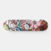 Skateboard Floral hawaïen (Horz)