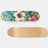 Skateboard Floral hawaïen/tropical (Horz)