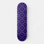 Skateboard Floral Modern Boho Elegant Abstract Pattern #505 (Recto)