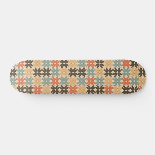 Skateboard Floral Pattern (Horz)