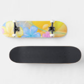 Skateboard-Floral Skateboard (Horizontaal)