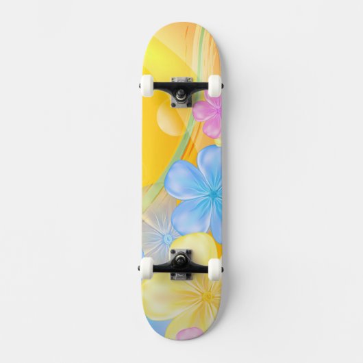 Skateboard-Floral Skateboard (Voorkant)