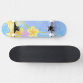 Skateboard-Floral Skateboard (Horizontaal)