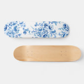 Skateboard Flore bleue portugaise (Horz)