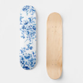 Skateboard Flore bleue portugaise (Recto)