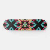 Skateboard Flore Et Glamour Faisant De La Mode Mignonne (Horz)