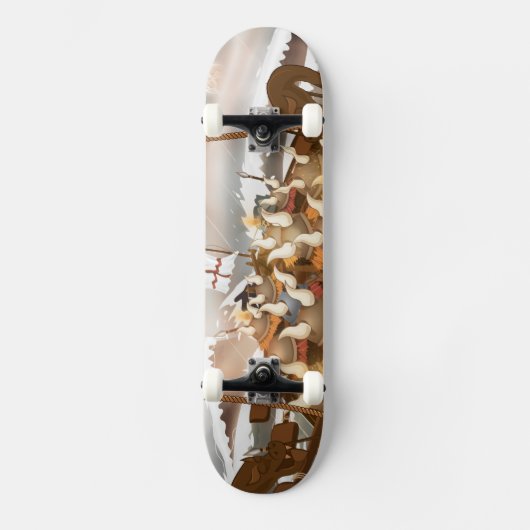 Skateboard Flotte d'invasion Viking (Recto)