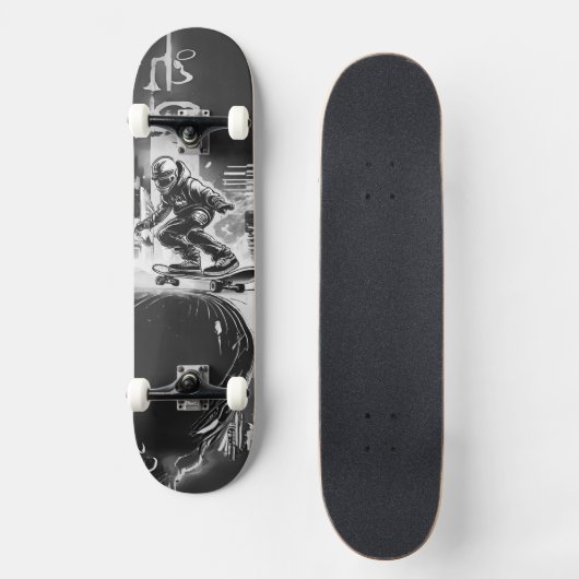 Skateboard Flow futuriste (Recto)