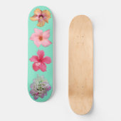 Skateboard Flower Power 1 Planche à roulettes (Recto)
