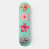 Skateboard Flower Power 1 Planche à roulettes (Recto)