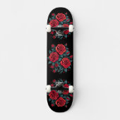 Skateboard Flowers rouges (Recto)