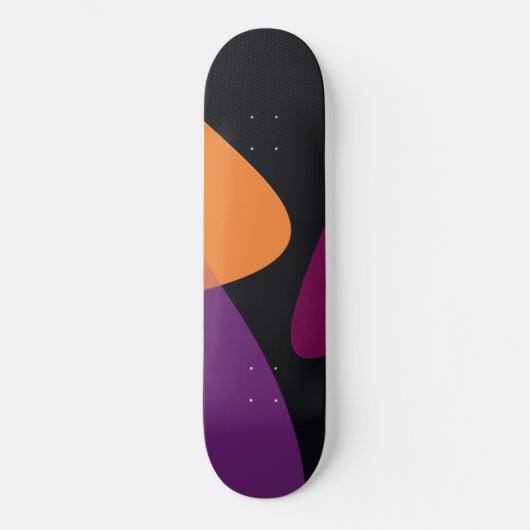Skateboard Fluide Coloré (Recto)