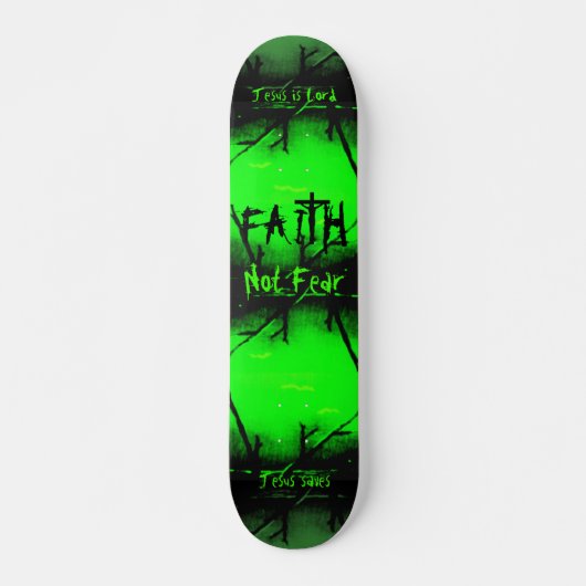 Skateboard Foi chrétienne Jésus (Devant)