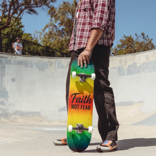 Skateboard Foi pas peur (Extérieur 2)