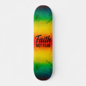 Skateboard Foi pas peur (Devant)