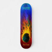 Skateboard Foi pas peur (Devant)