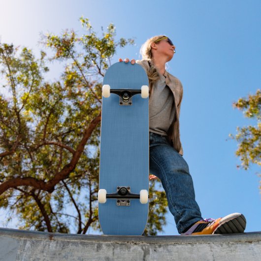 Skateboard Fond bleu uni texturé calme et simple (Extérieur 1)