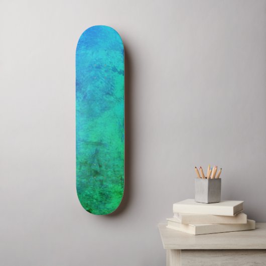 Skateboard fond marin Abstrait (Art mural)