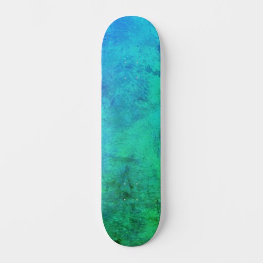 Skateboard fond marin Abstrait (Recto)