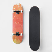 Skateboard Fond peint à la main abstrait d'aquarelle (Recto)