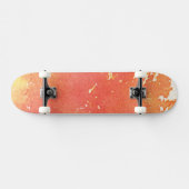 Skateboard Fond peint à la main abstrait d'aquarelle (Horz)