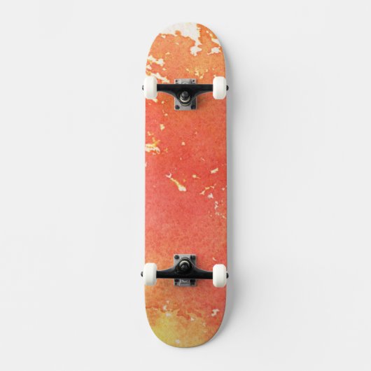 Skateboard Fond peint à la main abstrait d'aquarelle (Recto)