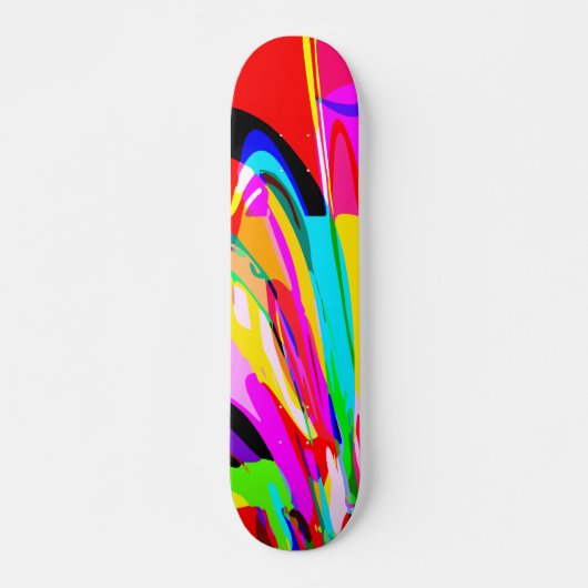 Skateboard Fontaine couleur (Devant)