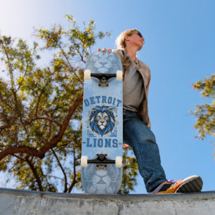 Skateboard football des Detroit Lions