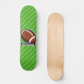 Skateboard Football sur les rayures vertes (Recto)
