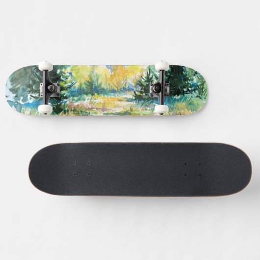 Skateboard Forêt (Horz)