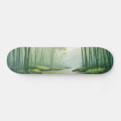 Skateboard Forêt de bambou avec rivière (Horz)