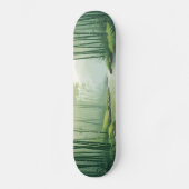Skateboard Forêt de bambou avec rivière (Recto)