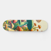 Skateboard Forêt d'Imaginaires de champignons (Horz)