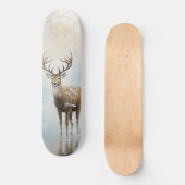 Skateboard Forêt givre Cerf (Recto)