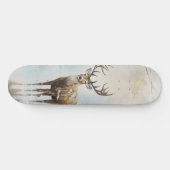 Skateboard Forêt givre Cerf (Horz)