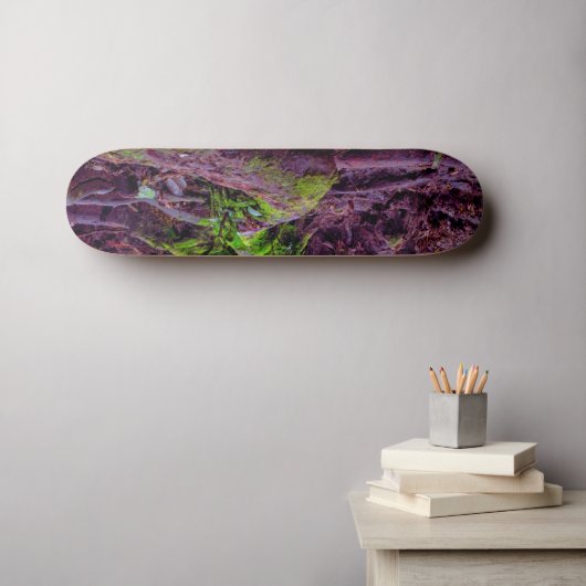 Skateboard Forêt moussue (Art mural (Horz))