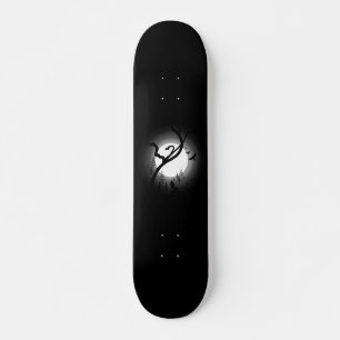 Skateboard Forêt nocturne enchantée