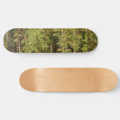 Skateboard Forêt russe (Paysage rustique) (Bois vert) (Horz)