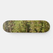 Skateboard Forêt russe (Paysage rustique) (Bois vert) (Horz)