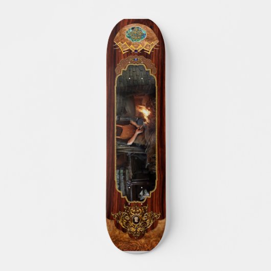 Skateboard Forgeron - Les forgerons aiment ça chaud (Devant)