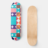 Skateboard Forme géométrique (Recto)