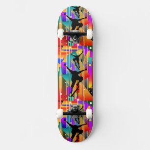 Skateboard Forme Géométrique Skateboarding Abstrait