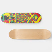 Skateboard Formes Abstraites (Horz)