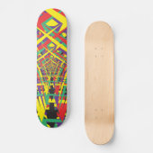 Skateboard Formes Abstraites (Recto)