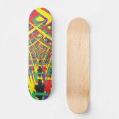 Skateboard Formes Abstraites (Recto)