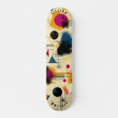 Skateboard Formes Abstraites et dynamiques géométriques conte (Devant)