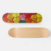 Skateboard Formes Abstraites très Cool (Horz)