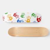 Skateboard Formes Abstraites très Cool (Horz)