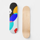 Skateboard Formes colorées (Recto)