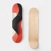 Skateboard Formes de flux avec cercles (Recto)
